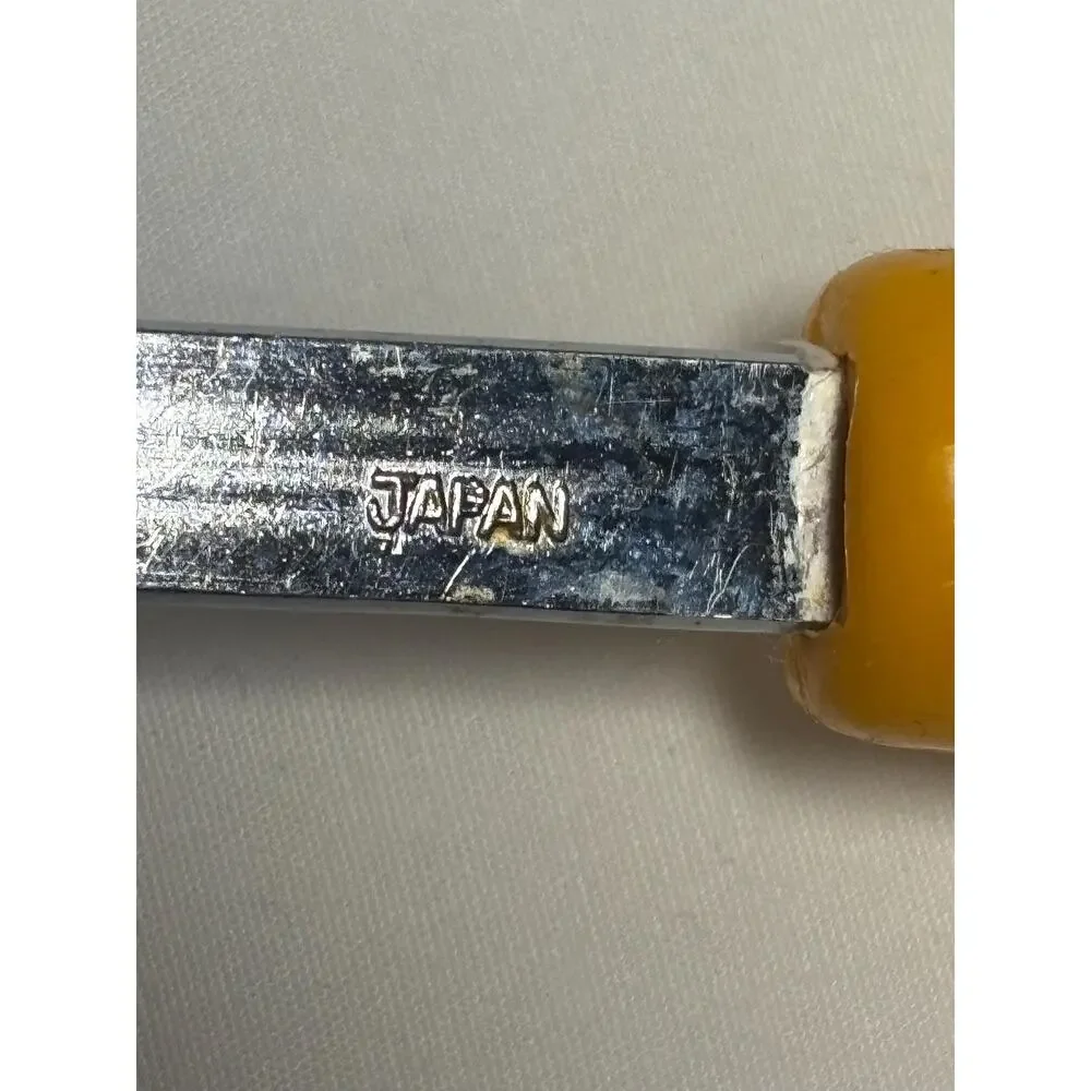 Vintage slotted serving spoon from Japan